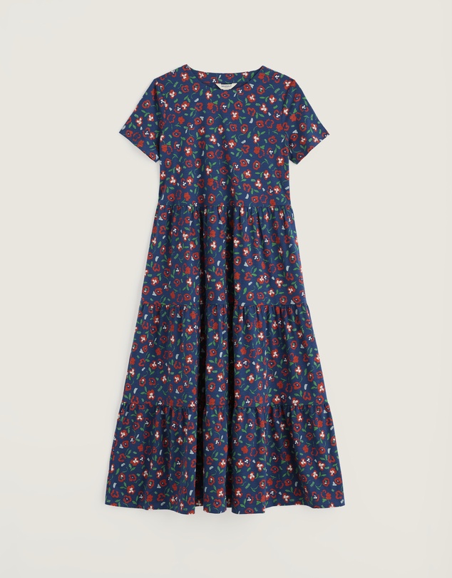 Seasalt - Seasalt Cornwall Red S/S Line Strokes Dress