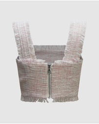 Bardot Junior - Gamela Boucle Top - Kids-Teens