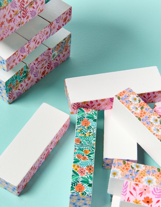 Journey Of Something - Floral Tumbling Tower