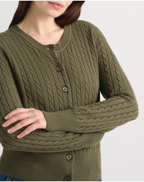 David Lawrence - Perle Wool Blend Cardigan