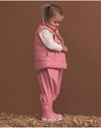 Crywolf - REVERSIBLE ECO-VEST Rose Gingham