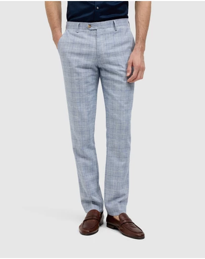 Politix - Windowpane Check Tailored Pant