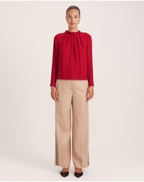 SABA - Willa High Neck Long Sleeve Top