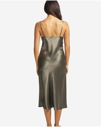 Love and Lustre - Silk Slip 3/4 Length