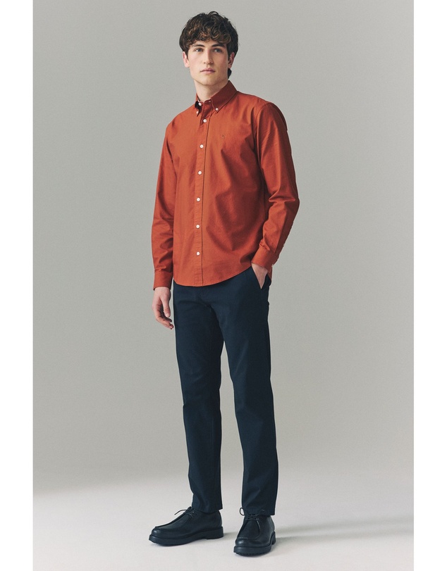 NEXT - Long Sleeve Oxford 100% Cotton Shirt Regular Fit