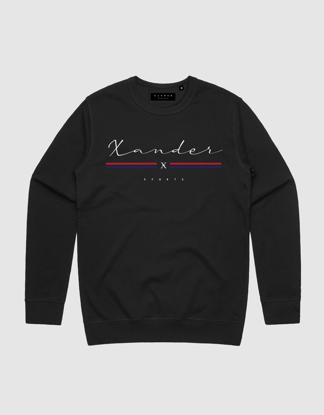 Xander - Grid Crewneck - Youth