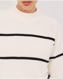 Calli - Ronnie Stripe Crew Neck Jumper