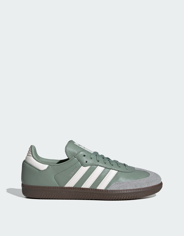adidas gazelle silver green womens Adidas Samba OG Dark Green main image 1