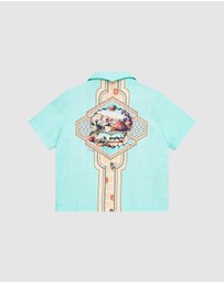 Camilla - SS Cabana Shirt - Kids-Teens