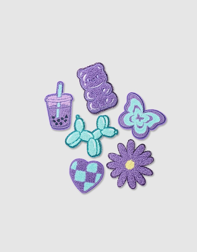Allkinds - Ultra Violet Iron On Patches Set