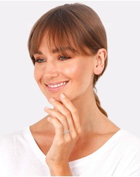 Elli Jewelry - Ring Wrap Structured Vintage Classic in 925 Sterling Silver
