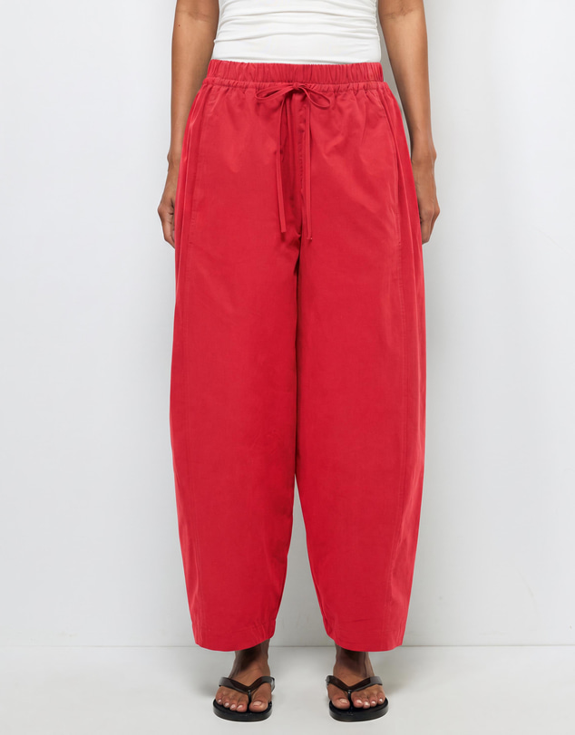 AERE - Organic Cotton Barrel Leg Pants