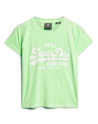 Superdry - Neon Vintage Logo Graphic Fitted Tee