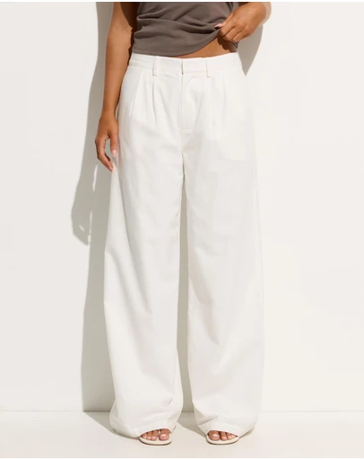 Dazie - Golden Hour Cotton Blend Tailored Pant