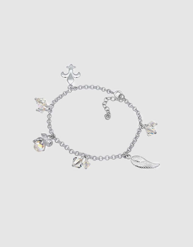 Elli Jewelry - Bracelet with Stones Wing Crystals 925 Sterling Silver