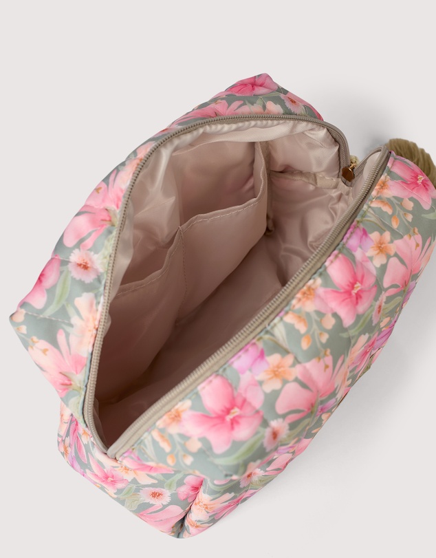 The Somewhere Co - Sage Wildflowers Cosmetic Case