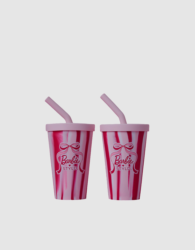 STYLD. - Barbie Tumbler Set (2 pcs) Pink