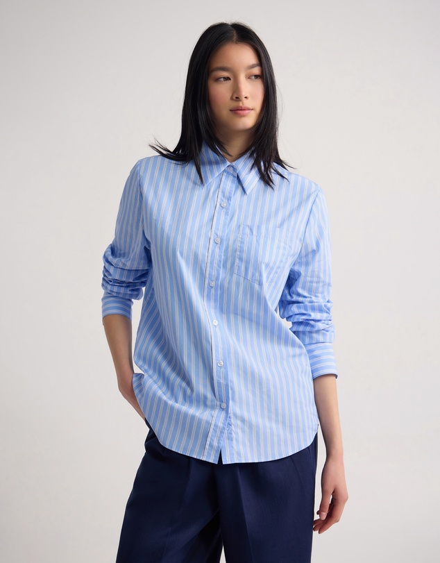 Oxford - Adrienne Cotton Stripe Shirt