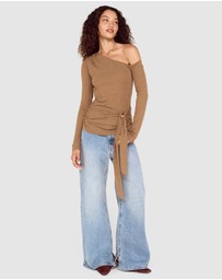 MINKPINK - Noa Assym Mesh Top