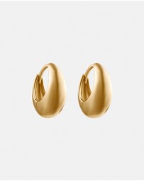 Kirstin Ash - Indigo Hoops Small