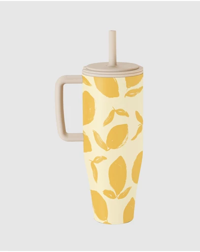 Burga - Burga Leakproof Tumbler 1.2L Insulated Lemon Tart