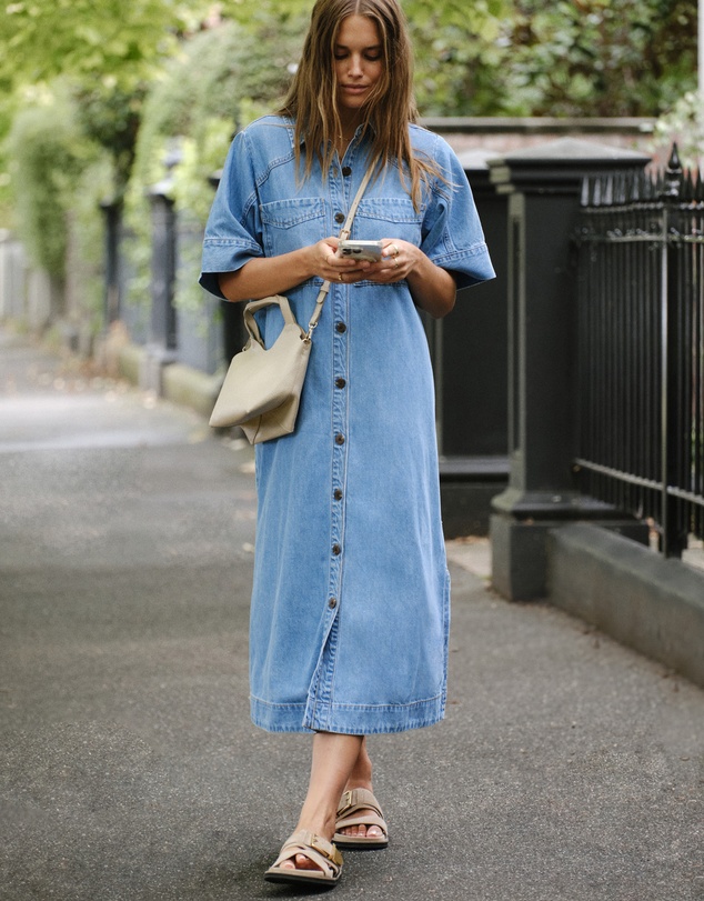 Ceres Life - Ava Short Sleeve Midi Dress