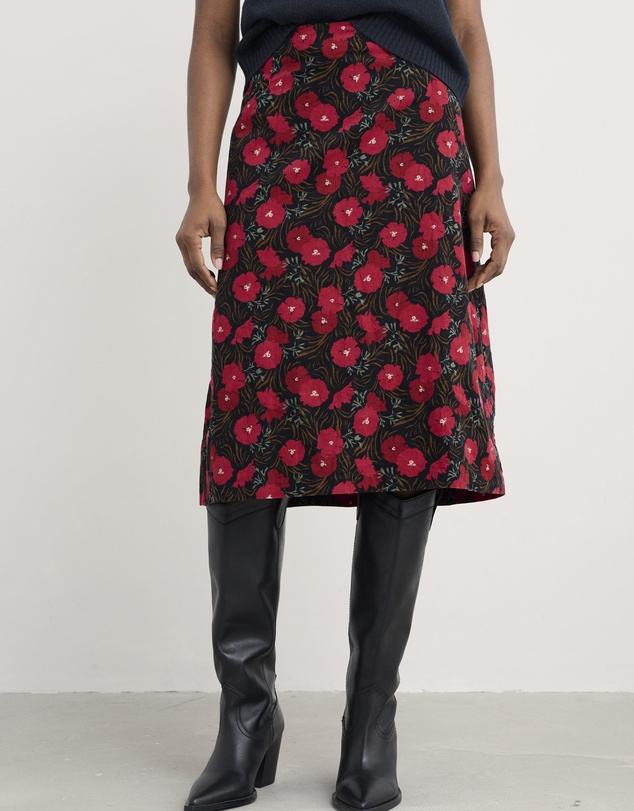 Seasalt - Seasalt Cornwall Navy Forest View Skirt