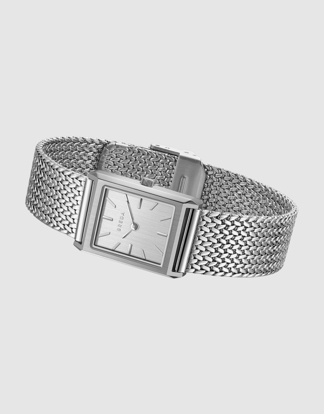 Breda - Virgil Tethered Metal Mesh Watch, 20MM