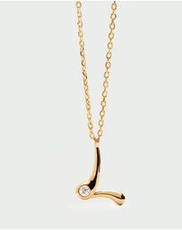 PDPAOLA - Initial 2026 L Pendant Necklace