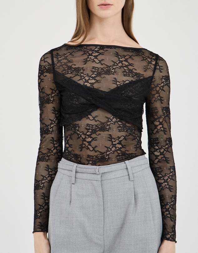 FRIEND of AUDREY - Gia Grey Marle Trouser