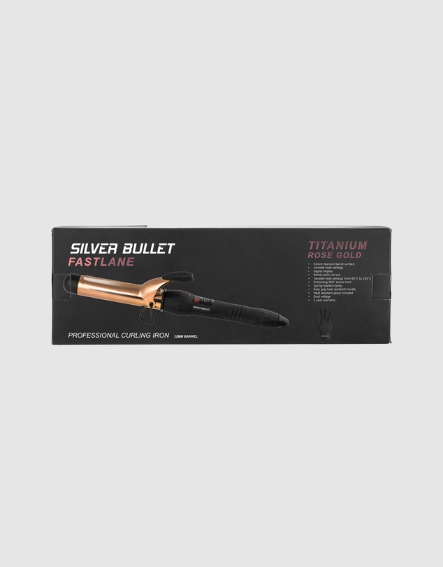 Silver Bullet - Silver Bullet Fastlane Titanium Curling Iron Rose Gold - 32mm