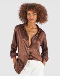 CAMIXA - Satin Silk Shirt