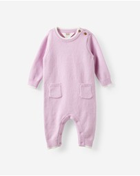 Cotton On Kids - Baby Organic Knit Long Sleeve Romper