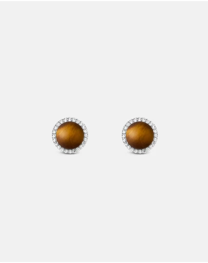 Daniel Wellington - Audrey Earrings Tiger Eye