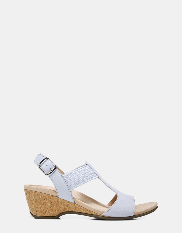 Vionic - Kaytie Wedge Sandal - Blue Haze