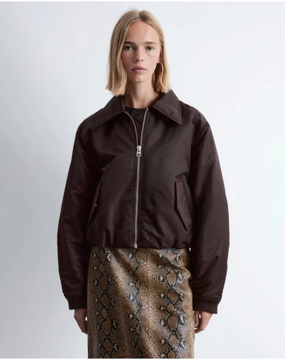 & Other Stories - Cropped Bomber Jacket