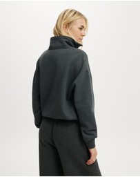Cotton On Body Active - Plush Half Zip Sweatshirt