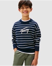 Tommy Hilfiger - Varsity TH Signature Logo Jumper - Kids