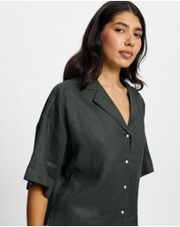White By FTL - Bay Linen Shirt
