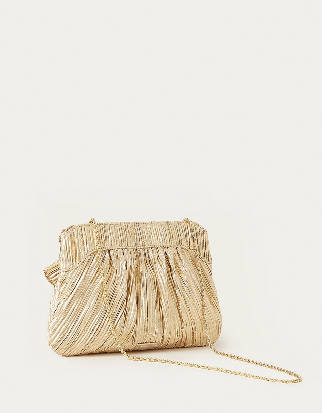Loeffler Randall - Rayne Pleated Frame Clutch with Bow