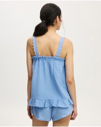 Cotton On Body - Lace Trim Babydoll Cami Set