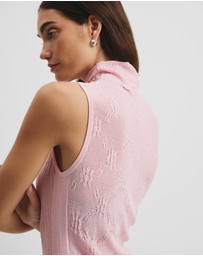 Country Road - Lace Knit Tank