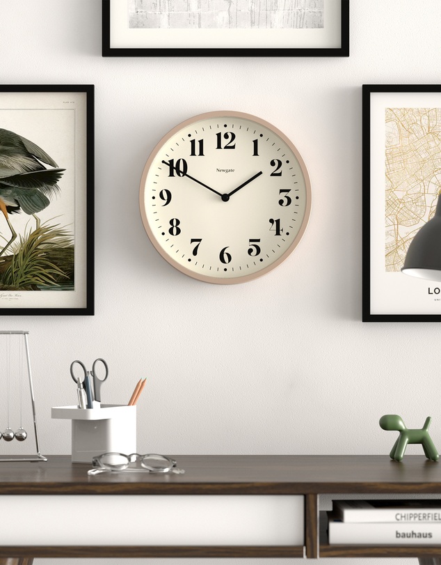 Newgate - Newgate Number Four Wall Clock Matte Stone