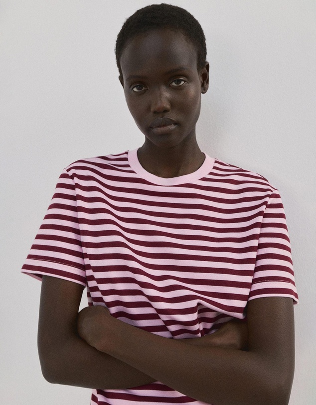 M.N.G - Striped Short-Sleeved T-Shirt
