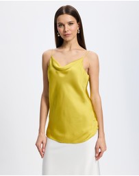 Mossée - Harper Cowl Neck Silk Top
