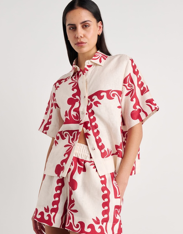 Jag - Wave Linen Shirt - ICONIC EXCLUSIVE