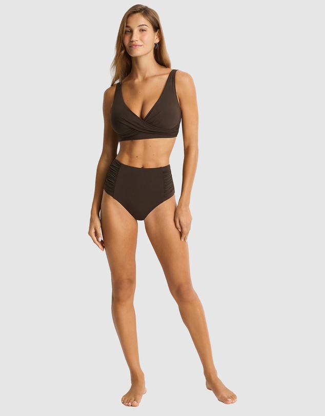 Sea Level Australia - Essentials Edit High Waist Gathered Side Pants