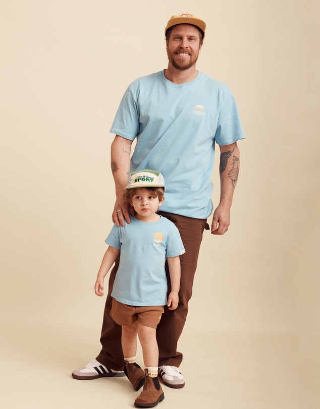 Banabae - Rad Dad Organic Cotton Tee - Blue