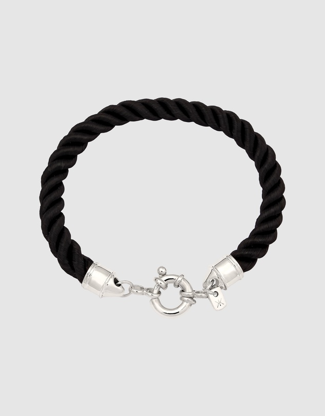 Kuzzoi - ICONIC EXCLUSIVE - Twisted Cord Bracelet in 925 Sterling Silver