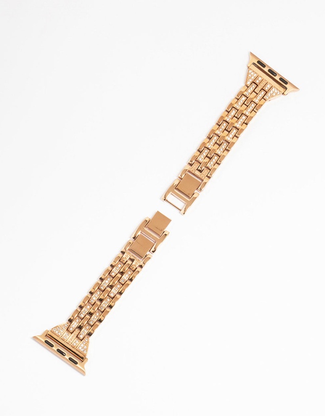 Lovisa - Rose Gold Diamante Chain Strap 38/40/41 mm